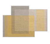 Canevas Geo by GAN Rugs. Grey 170cm x 240cm